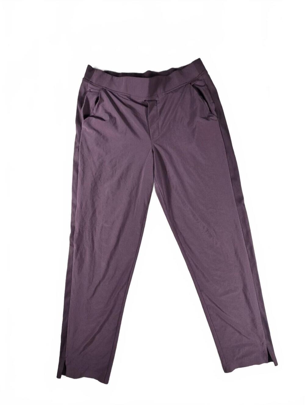 Athleta Brooklyn Mid-Rise Ankle Pant Purple 12/T Athleisure Gym Performance